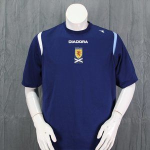 Team Scotland Jersey - 2004 Home Jersey by Diadora - Men's Large